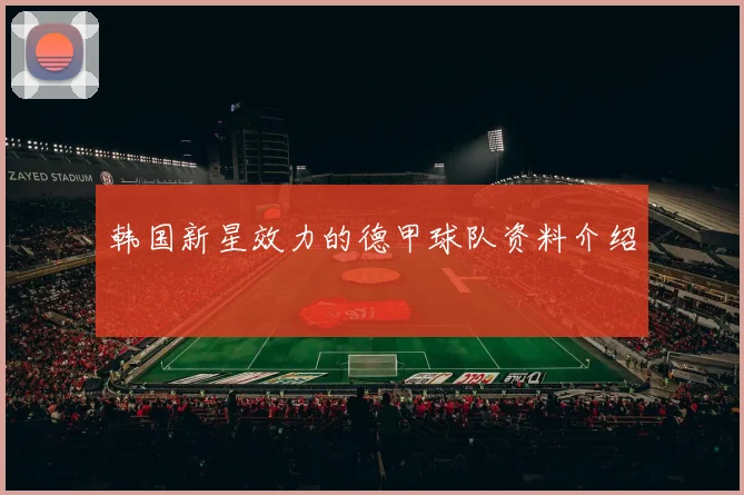韩国新星效力的德甲球队资料介绍