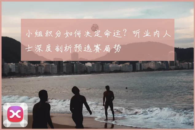 小组积分如何决定命运?听业内人士深度剖析预选赛局势